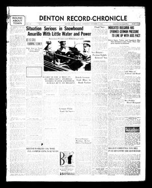 Denton Record-Chronicle (Denton, Tex.), Vol. 40, No. 88, Ed. 1 Monday, November 25, 1940