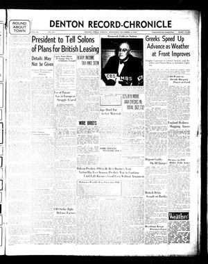 Denton Record-Chronicle (Denton, Tex.), Vol. 40, No. 119, Ed. 1 Tuesday, December 31, 1940