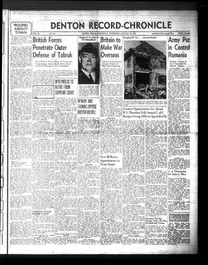 Denton Record-Chronicle (Denton, Tex.), Vol. 40, No. 138, Ed. 1 Wednesday, January 22, 1941