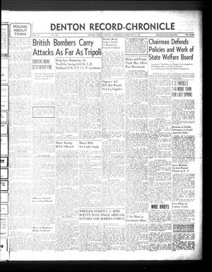 Denton Record-Chronicle (Denton, Tex.), Vol. 40, No. 149, Ed. 1 Tuesday, February 4, 1941