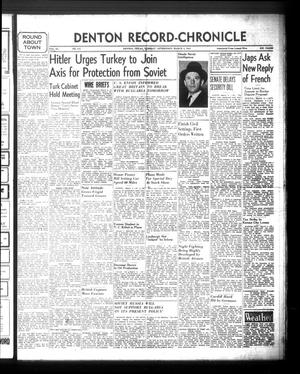 Denton Record-Chronicle (Denton, Tex.), Vol. 40, No. 173, Ed. 1 Tuesday, March 4, 1941