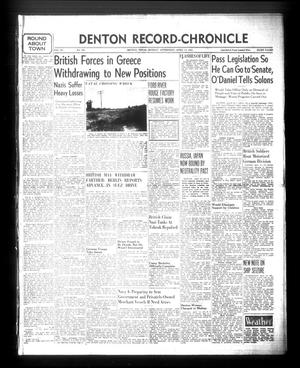 Denton Record-Chronicle (Denton, Tex.), Vol. 40, No. 208, Ed. 1 Monday, April 14, 1941