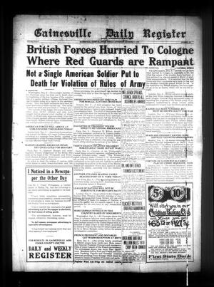 Gainesville Daily Register and Messenger (Gainesville, Tex.), Vol. 36, No. 123, Ed. 1 Monday, December 9, 1918