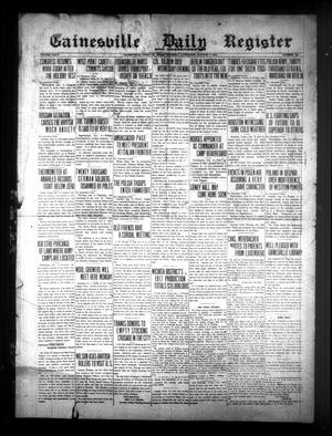 Primary view of object titled 'Gainesville Daily Register and Messenger (Gainesville, Tex.), Vol. 36, No. 142, Ed. 1 Thursday, January 2, 1919'.