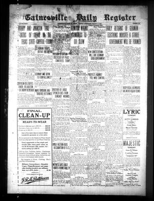 Gainesville Daily Register and Messenger (Gainesville, Tex.), Vol. 36, No. 158, Ed. 1 Tuesday, January 21, 1919