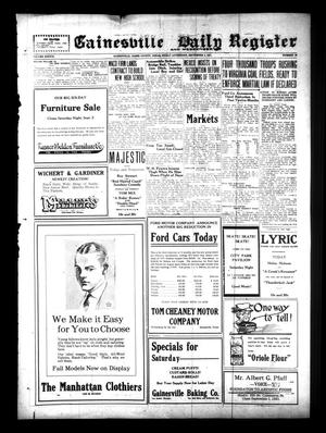 Gainesville Daily Register and Messenger (Gainesville, Tex.), Vol. 38, No. 26, Ed. 1 Friday, September 2, 1921