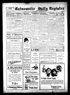 Gainesville Daily Register and Messenger (Gainesville, Tex.), Vol. 38, No. 31, Ed. 1 Thursday, September 8, 1921