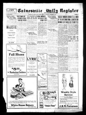 Gainesville Daily Register and Messenger (Gainesville, Tex.), Vol. 38, No. 41, Ed. 1 Tuesday, September 20, 1921