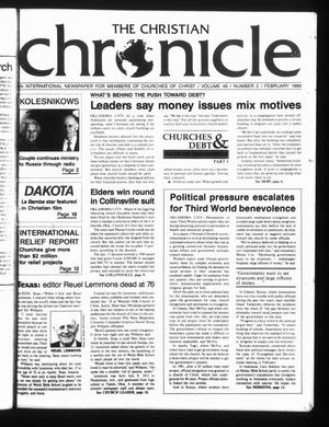 Primary view of object titled 'The Christian Chronicle (Oklahoma City, Okla.), Vol. 46, No. 2, Ed. 1 Wednesday, February 1, 1989'.