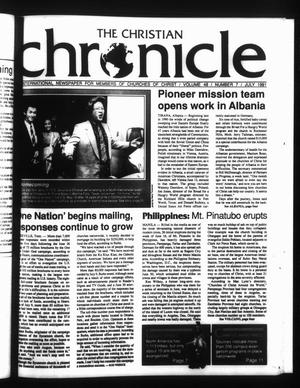 Primary view of object titled 'The Christian Chronicle (Oklahoma City, Okla.), Vol. 48, No. 7, Ed. 1 Monday, July 1, 1991'.