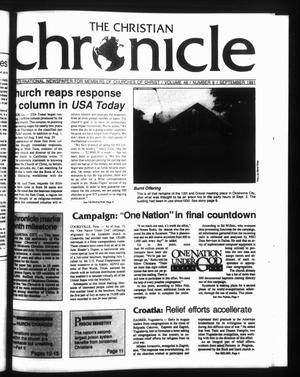 Primary view of object titled 'The Christian Chronicle (Oklahoma City, Okla.), Vol. 48, No. 9, Ed. 1 Sunday, September 1, 1991'.