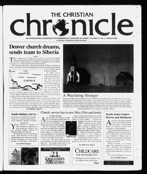 Primary view of object titled 'The Christian Chronicle (Oklahoma City, Okla.), Vol. 57, No. 3, Ed. 1, March 2000'.