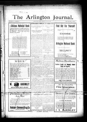 Primary view of object titled 'The Arlington Journal. (Arlington, Tex.), Vol. 12, No. 21, Ed. 1 Friday, June 19, 1908'.