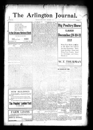 The Arlington Journal. (Arlington, Tex.), Vol. 13, No. 45, Ed. 1 Friday, December 3, 1909
