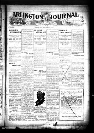 Primary view of object titled 'Arlington Journal (Arlington, Tex.), Vol. 14, No. 35, Ed. 1 Friday, September 23, 1910'.