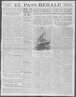 Primary view of object titled 'El Paso Herald (El Paso, Tex.), Ed. 1, Thursday, August 28, 1913'.
