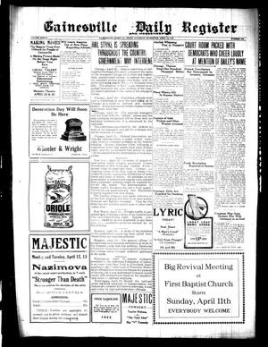 Gainesville Daily Register and Messenger (Gainesville, Tex.), Vol. 37, No. 234, Ed. 1 Saturday, April 10, 1920