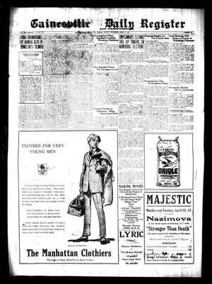 Gainesville Daily Register and Messenger (Gainesville, Tex.), Vol. 37, No. 235, Ed. 1 Monday, April 12, 1920