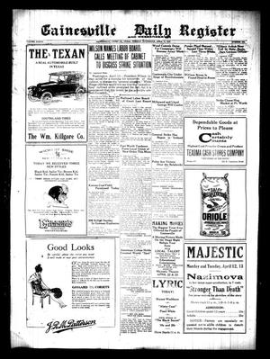 Gainesville Daily Register and Messenger (Gainesville, Tex.), Vol. 37, No. 236, Ed. 1 Tuesday, April 13, 1920