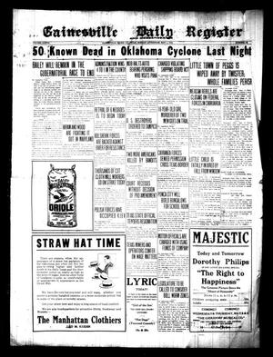 Gainesville Daily Register and Messenger (Gainesville, Tex.), Vol. 37, No. [252], Ed. 1 Monday, May 3, 1920