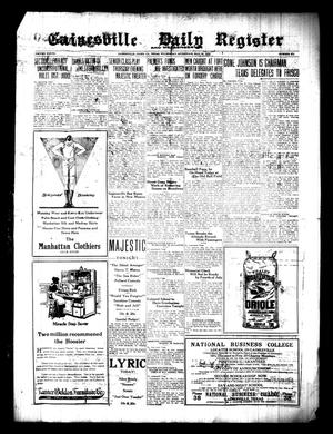 Gainesville Daily Register and Messenger (Gainesville, Tex.), Vol. 37, No. 272, Ed. 1 Wednesday, May 26, 1920