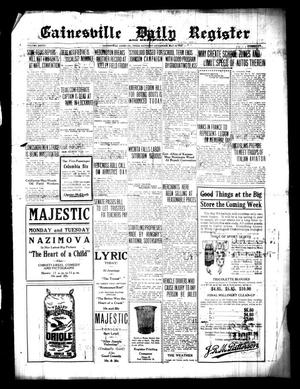 Gainesville Daily Register and Messenger (Gainesville, Tex.), Vol. 37, No. 275, Ed. 1 Saturday, May 29, 1920