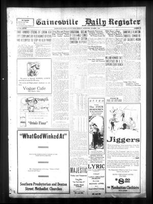 Gainesville Daily Register and Messenger (Gainesville, Tex.), Vol. 38, No. 52, Ed. 1 Monday, October 3, 1921