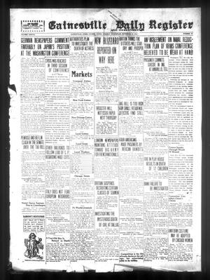 Gainesville Daily Register and Messenger (Gainesville, Tex.), Vol. 38, No. 95, Ed. 1 Tuesday, November 22, 1921