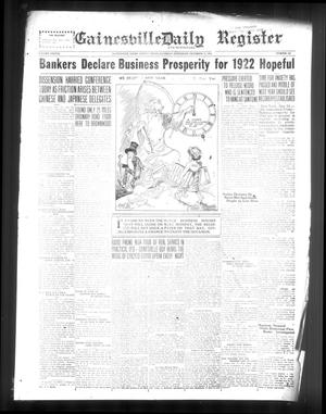 Gainesville Daily Register and Messenger (Gainesville, Tex.), Vol. 38, No. 130, Ed. 1 Saturday, December 31, 1921