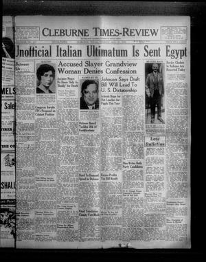 Cleburne Times-Review (Cleburne, Tex.), Vol. [35], No. 277, Ed. 1 Tuesday, August 27, 1940