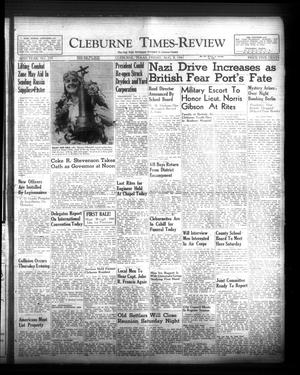 Primary view of object titled 'Cleburne Times-Review (Cleburne, Tex.), Vol. 36, No. 259, Ed. 1 Friday, August 8, 1941'.