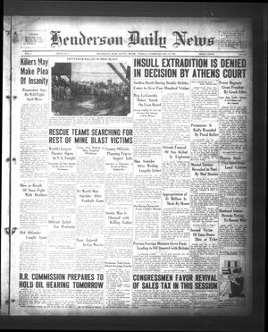 Henderson Daily News (Henderson, Tex.), Vol. 2, No. 242, Ed. 1 Tuesday, December 27, 1932