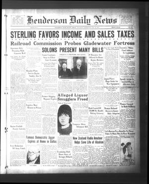 Henderson Daily News (Henderson, Tex.), Vol. 2, No. 254, Ed. 1 Thursday, January 12, 1933