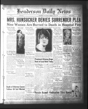 Henderson Daily News (Henderson, Tex.), Vol. 2, No. 273, Ed. 1 Friday, February 3, 1933
