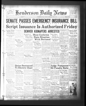 Henderson Daily News (Henderson, Tex.), Vol. 2, No. 300, Ed. 1 Tuesday, March 7, 1933