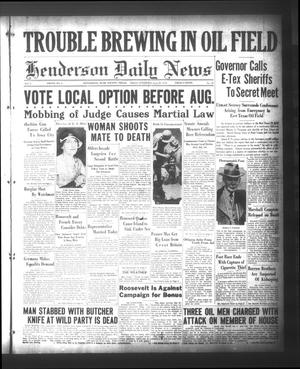 Henderson Daily News (Henderson, Tex.), Vol. 3, No. 34, Ed. 1 Friday, April 28, 1933