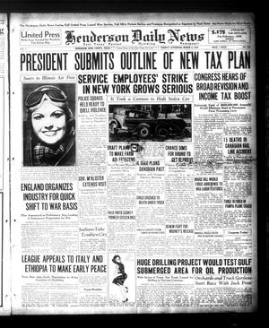 Henderson Daily News (Henderson, Tex.), Vol. 5, No. 300, Ed. 1 Tuesday, March 3, 1936
