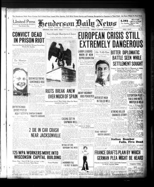 Henderson Daily News (Henderson, Tex.), Vol. 5, No. 311, Ed. 1 Monday, March 16, 1936