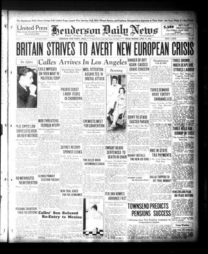 Henderson Daily News (Henderson, Tex.), Vol. 6, No. 20, Ed. 1 Sunday, April 12, 1936