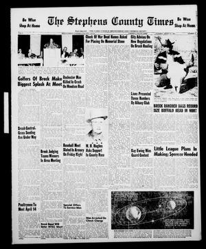 Primary view of object titled 'The Stephens County Times (Breckenridge, Tex.), Vol. 8, No. 13, Ed. 1 Thursday, March 27, 1958'.