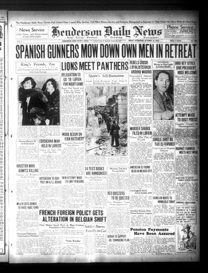 Henderson Daily News (Henderson, Tex.), Vol. 6, No. 181, Ed. 1 Friday, October 16, 1936