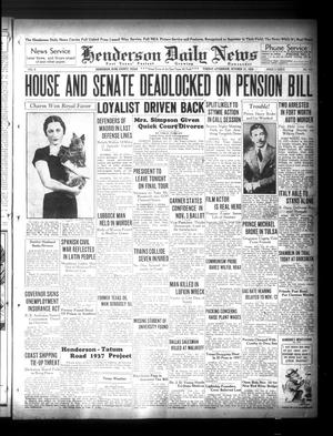 Henderson Daily News (Henderson, Tex.), Vol. 6, No. 190, Ed. 1 Tuesday, October 27, 1936