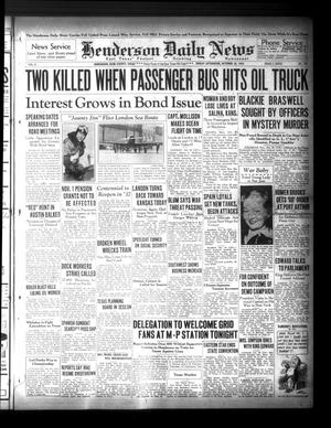 Henderson Daily News (Henderson, Tex.), Vol. 6, No. 193, Ed. 1 Friday, October 30, 1936