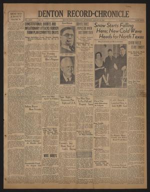 Denton Record-Chronicle (Denton, Tex.), Vol. 35, No. 144, Ed. 1 Wednesday, January 29, 1936