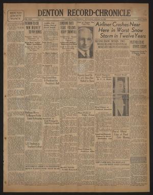 Denton Record-Chronicle (Denton, Tex.), Vol. 35, No. 145, Ed. 1 Thursday, January 30, 1936