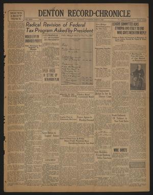 Denton Record-Chronicle (Denton, Tex.), Vol. 35, No. 173, Ed. 1 Tuesday, March 3, 1936