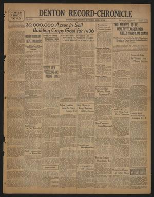 Denton Record-Chronicle (Denton, Tex.), Vol. 35, No. 175, Ed. 1 Thursday, March 5, 1936