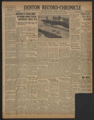 Denton Record-Chronicle (Denton, Tex.), Vol. 35, No. 195, Ed. 1 Saturday, March 28, 1936