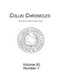 Primary view of Collin Chronicles, Volume 40, Number 1, 2019/2020
