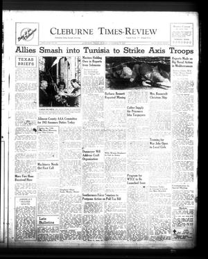 Primary view of object titled 'Cleburne Times-Review (Cleburne, Tex.), Vol. 38, No. 36, Ed. 1 Monday, November 16, 1942'.